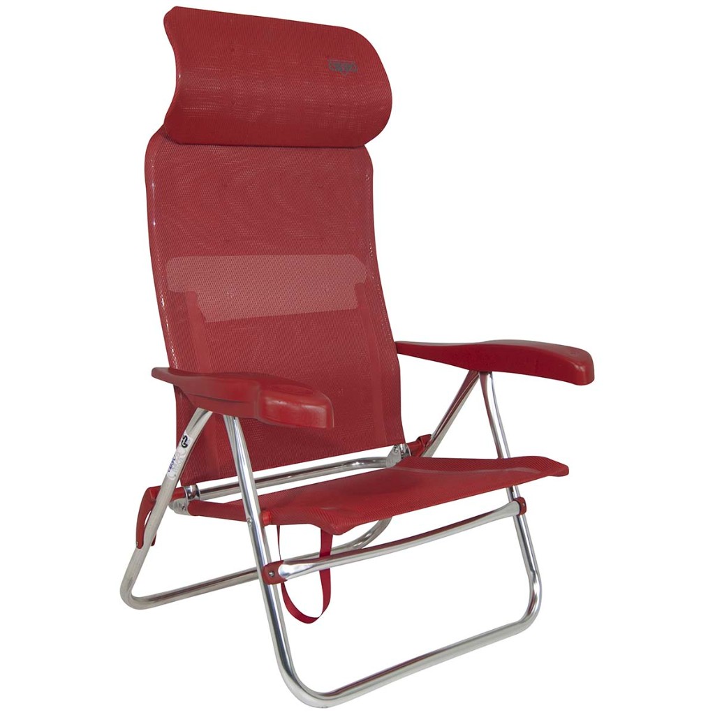 1149312 Crespo - Silla de playa - AL/205-C - Compacto - Rojo 