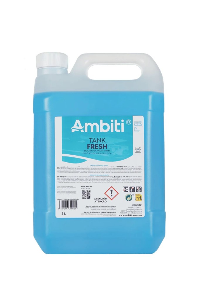 AM 300161 Ambiti Tank Fresh 5 L– Líquido para Depósito de Aguas Grises