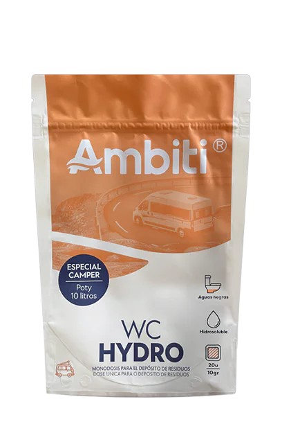 AM 300260 Ambiti WC Hydro 20 Especial Camper – Monodosis para el Depósito de Residuos