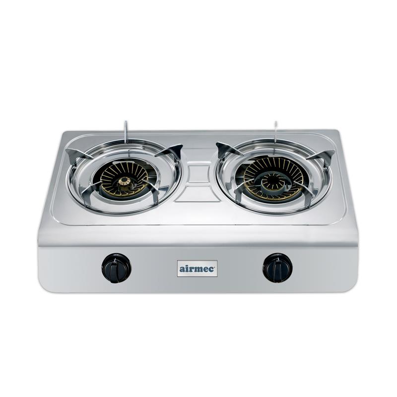 AM130942 COCINA DE GAS INOX AIRMEC 2 FUEGOS