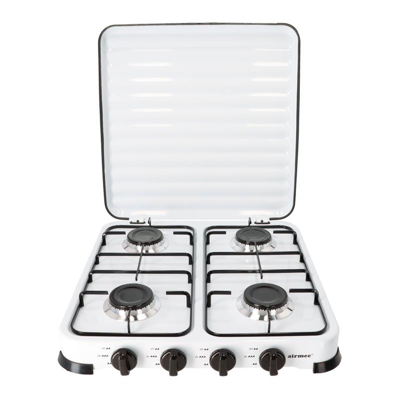 AM131555 COCINA GAS BLANCA SERIE ADVENTURE AIRMEC 4 FUEGOS